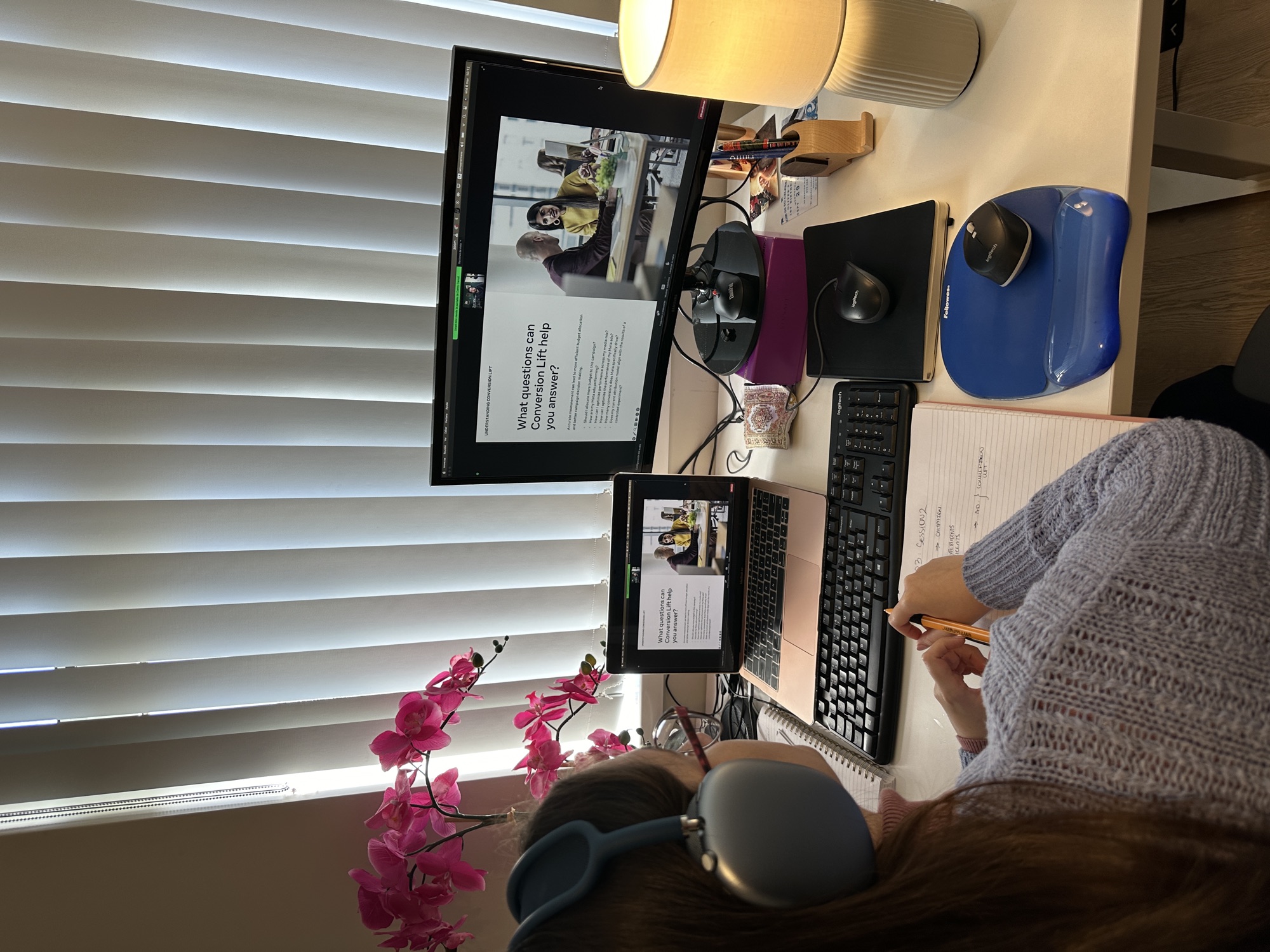 Sabrina Basante of 2U Digital at her desk in Drogheda, Ireland